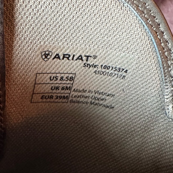 Women’s Ariat Boots with pink trim size 8.5 - Picture 4 of 5